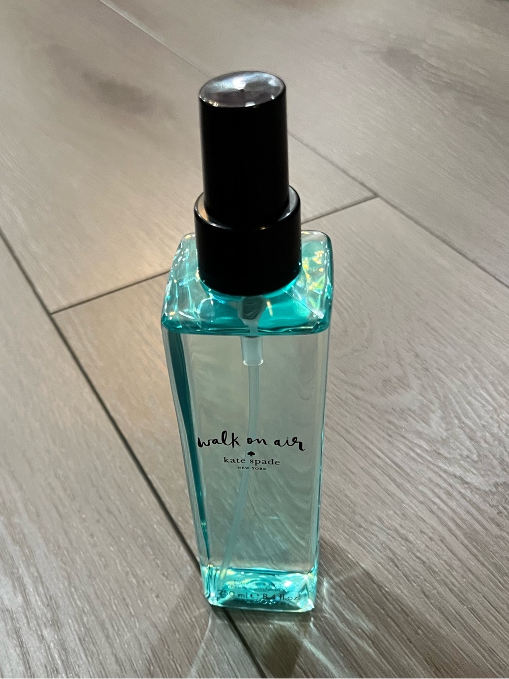 kate spade Walk on Air Body Mist — Aqua Teal Bottle